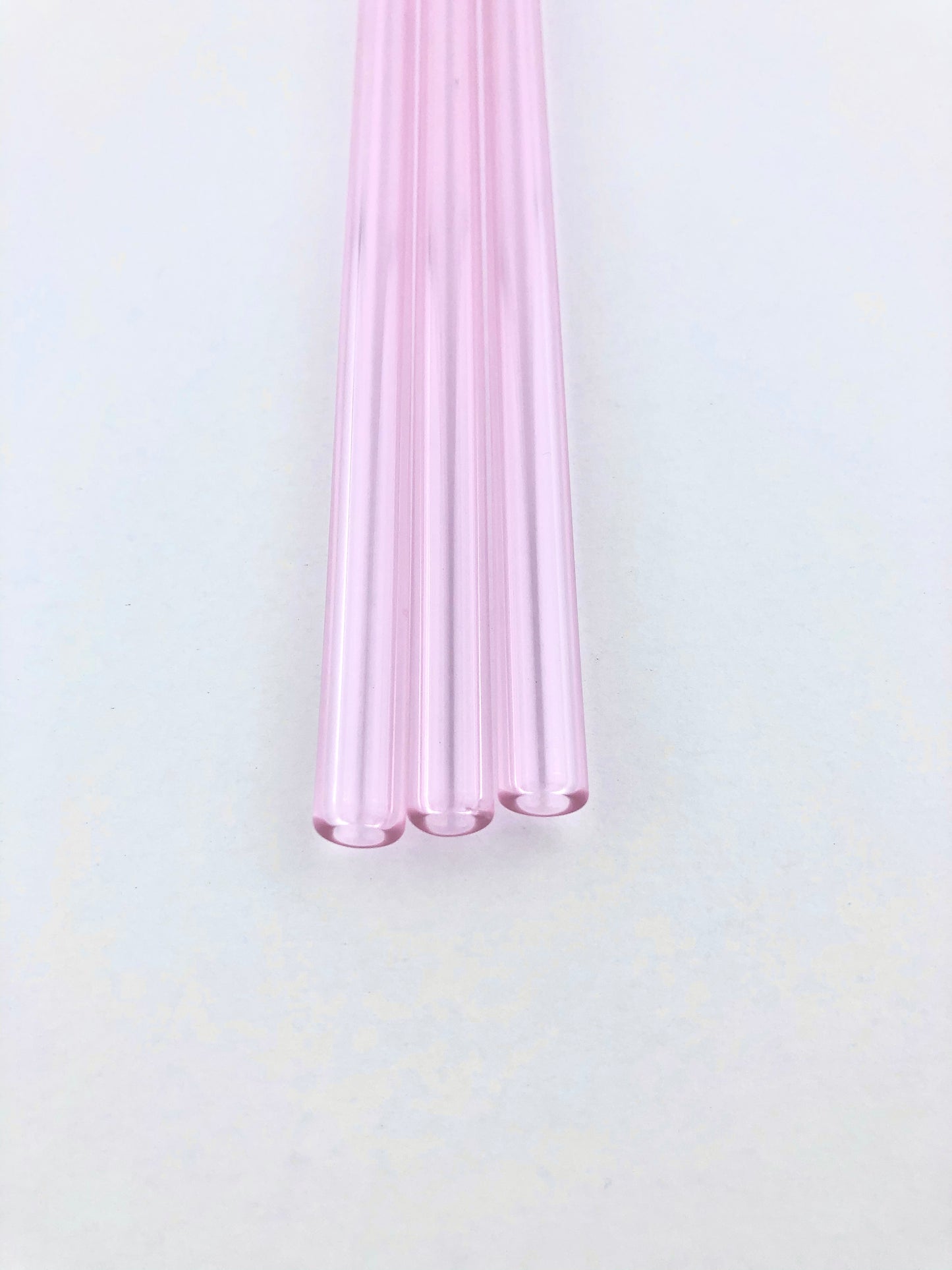 4 or 8 Pack of Pink Glass Straws - Pink STRAW Pack | Reusable Straws | Pink Straws | Party Favors | Straw Party Pack | Straw Packs