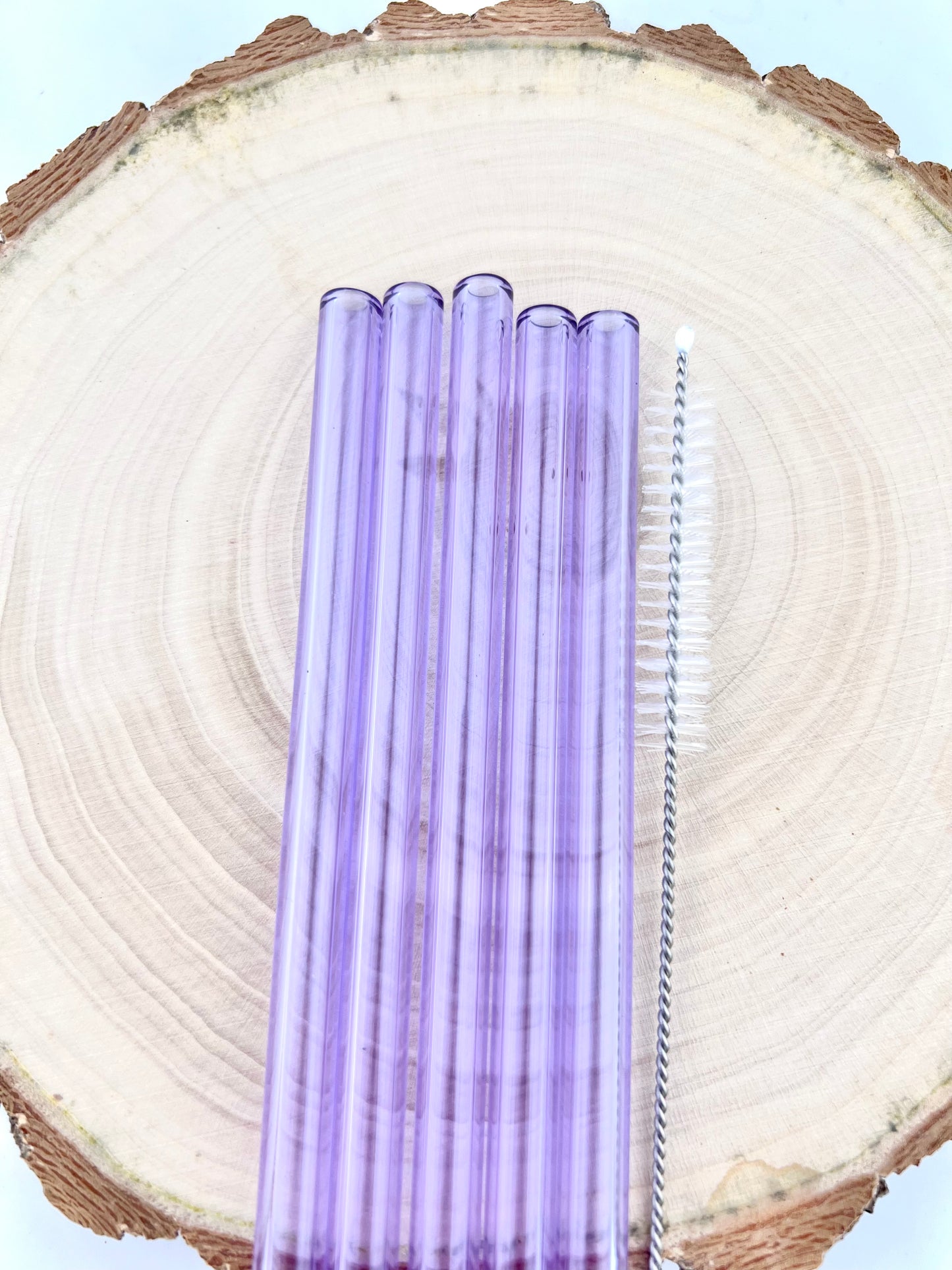 Wholesale Purple GLASS STRAWS | Party Favors | Eco Friendly Products | Tumbler Straws | Colored Straws | Wedding Favors | Cocktail Straws