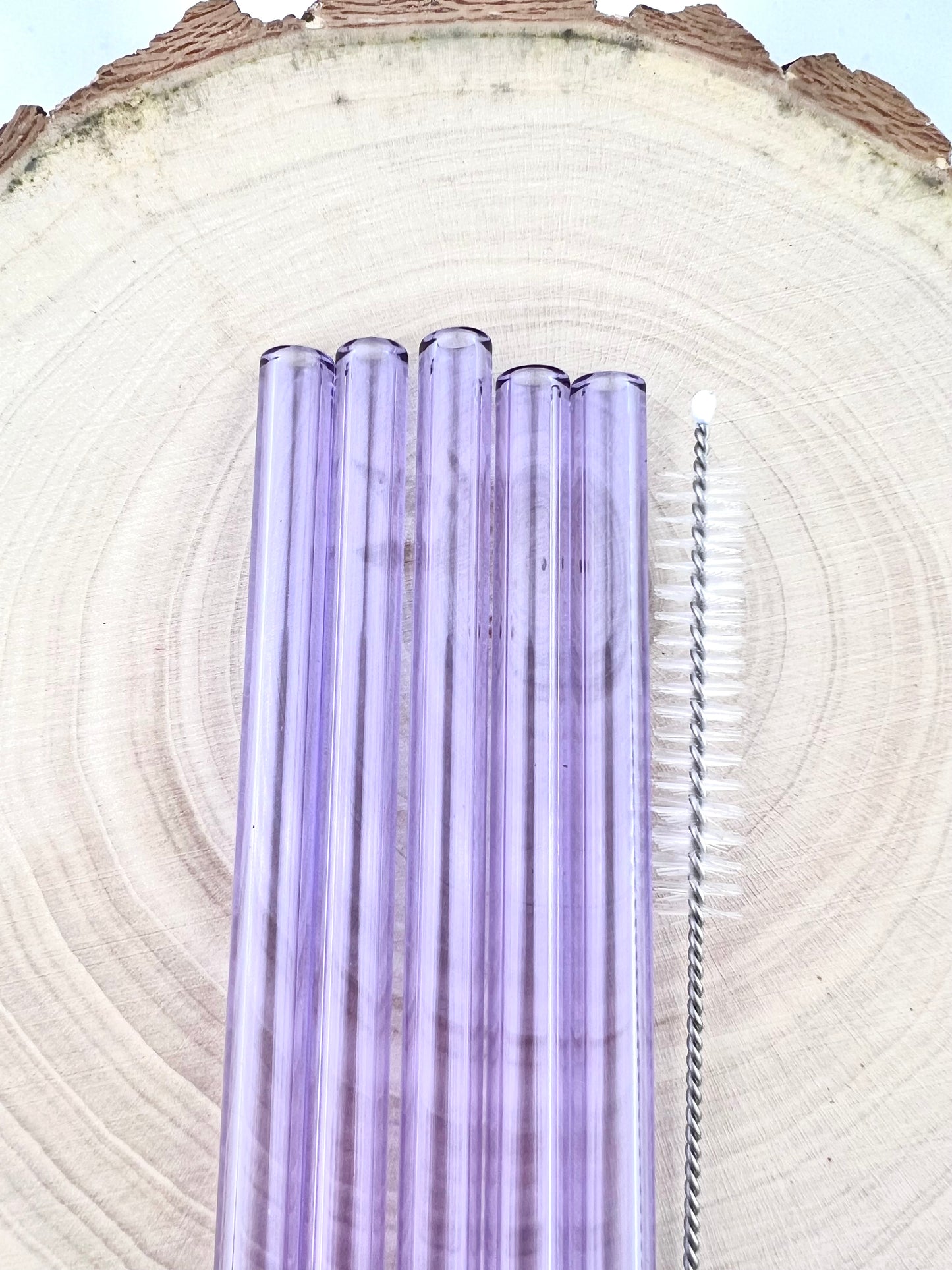 Wholesale Purple GLASS STRAWS | Party Favors | Eco Friendly Products | Tumbler Straws | Colored Straws | Wedding Favors | Cocktail Straws